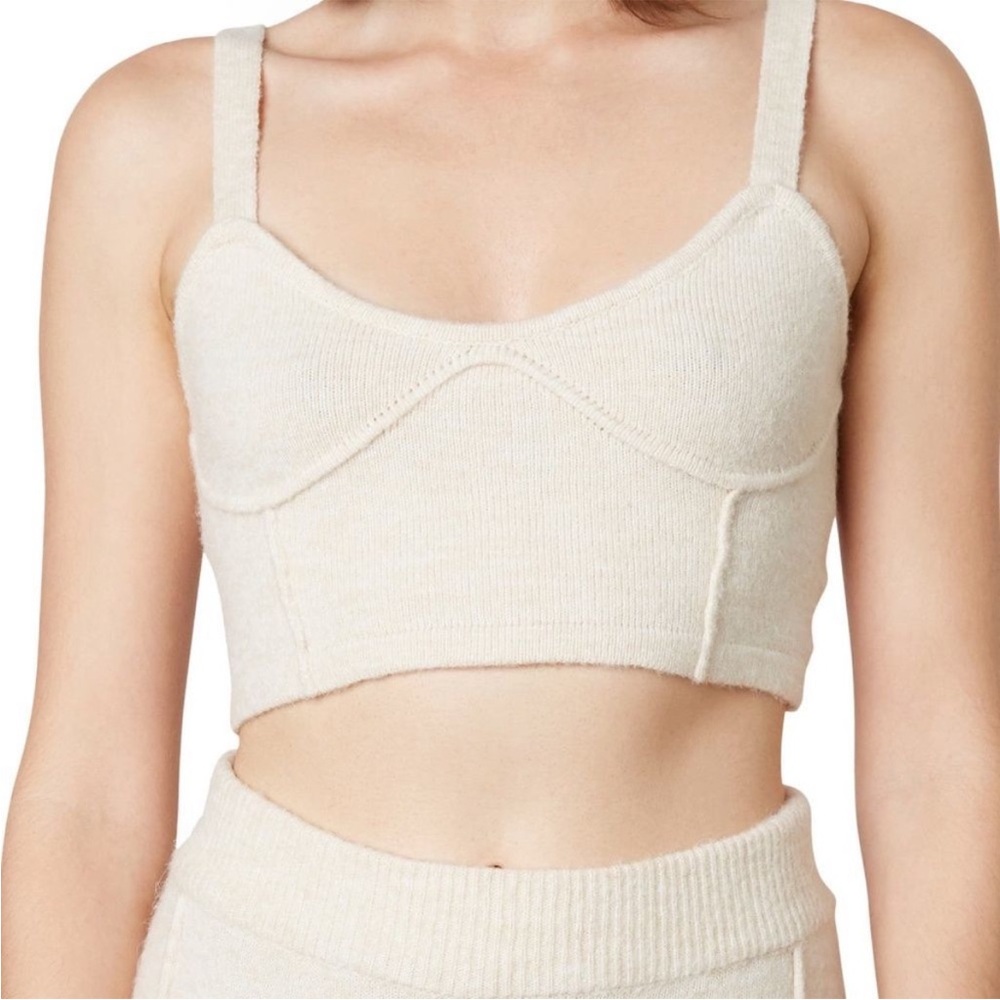 NWT NIA Seamed Corset Crop Camisole Size M